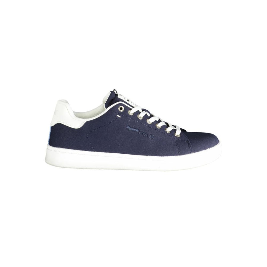 Gas Blue Polyester Men Sneaker