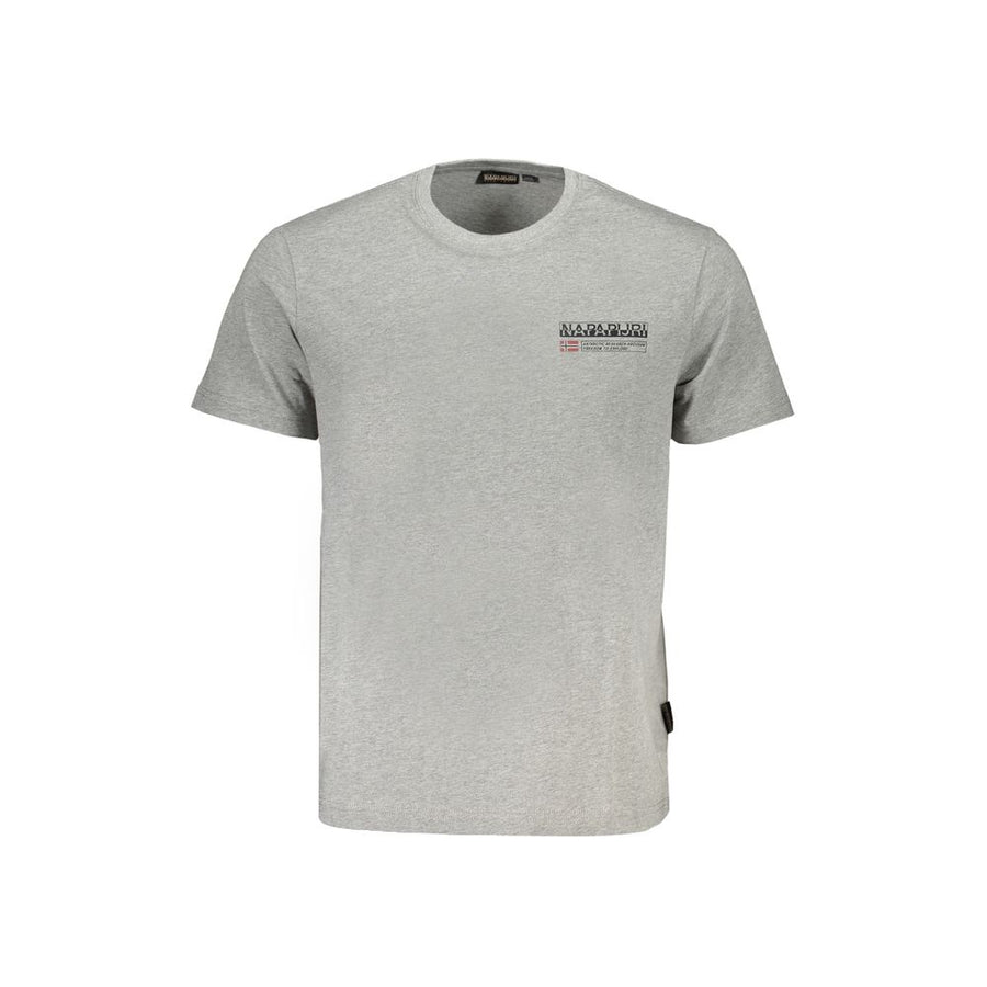 Napapijri Brown Cotton Men T-Shirt