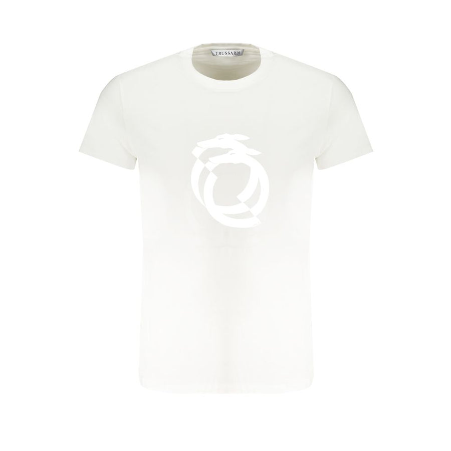 Trussardi White Cotton T-Shirt