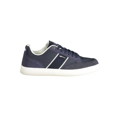 Gas Blue Polyester Men Sneaker