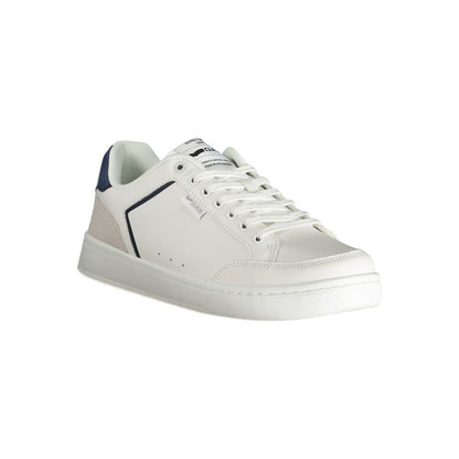Gas White Polyester Men Sneaker
