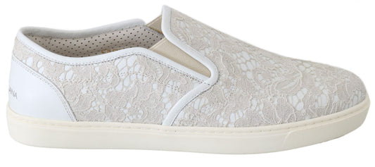 Exquisite off white Dolce & Gabbana loafers for ladies