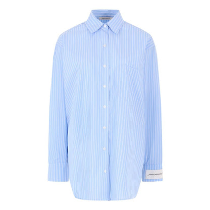 Hinnominate Blue Cotton Shirt