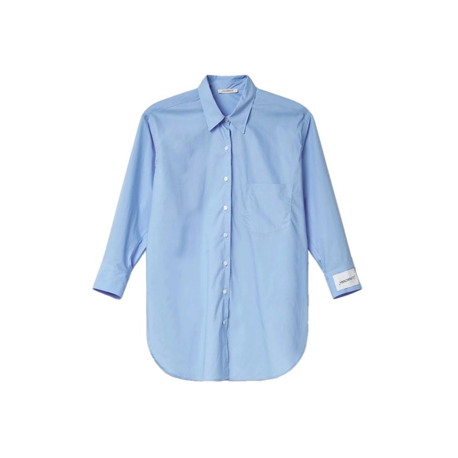 Hinnominate Blue Cotton Shirt