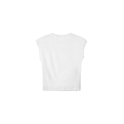 Hinnominate White Cotton Tops & T-Shirt