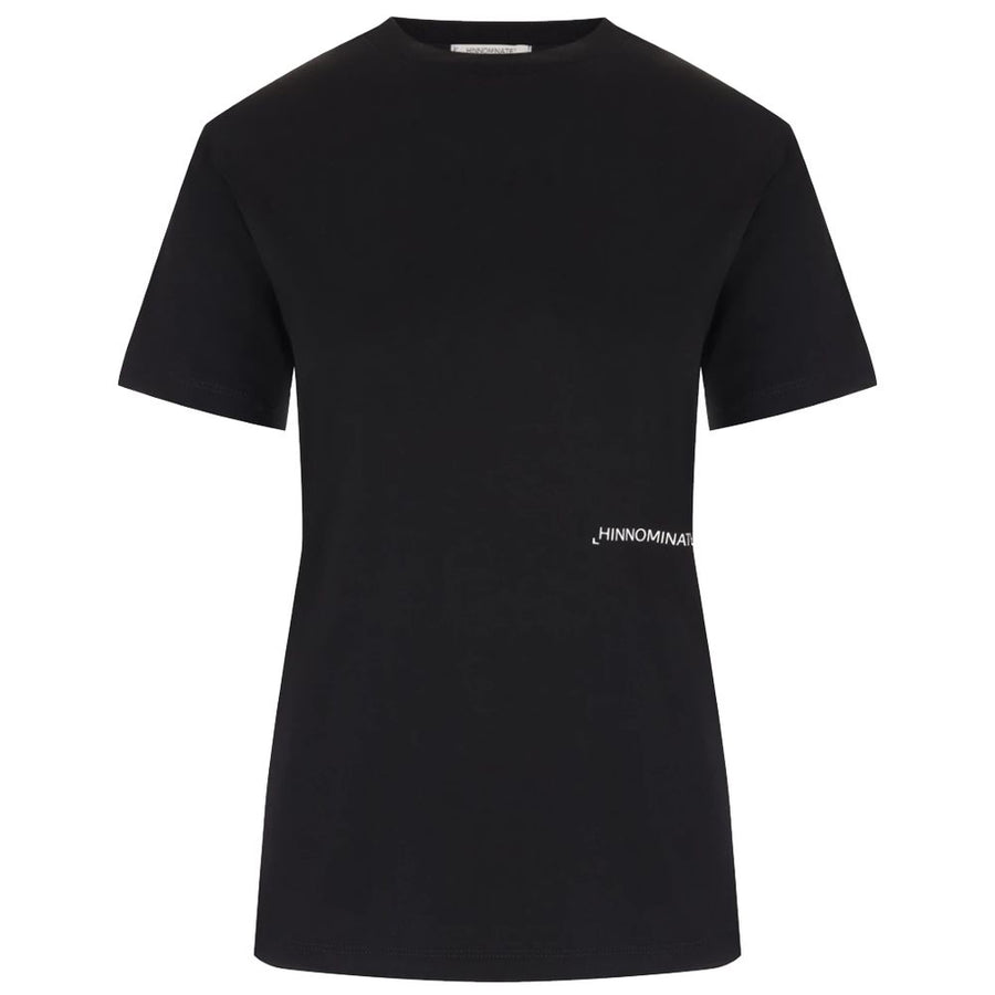 Hinnominate Black Cotton Tops & T-Shirt