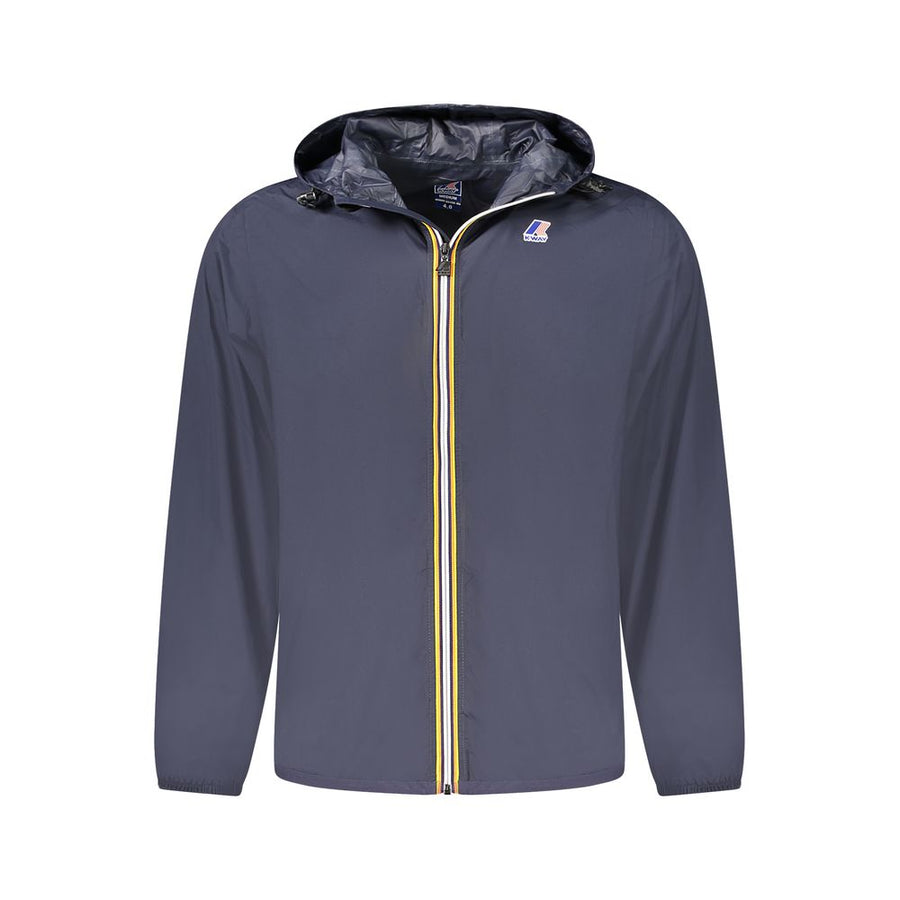 K-WAY Blue Polyamide Men Jacket