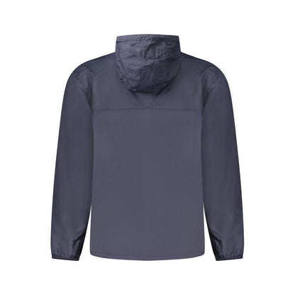 K-WAY Blue Polyamide Men Jacket
