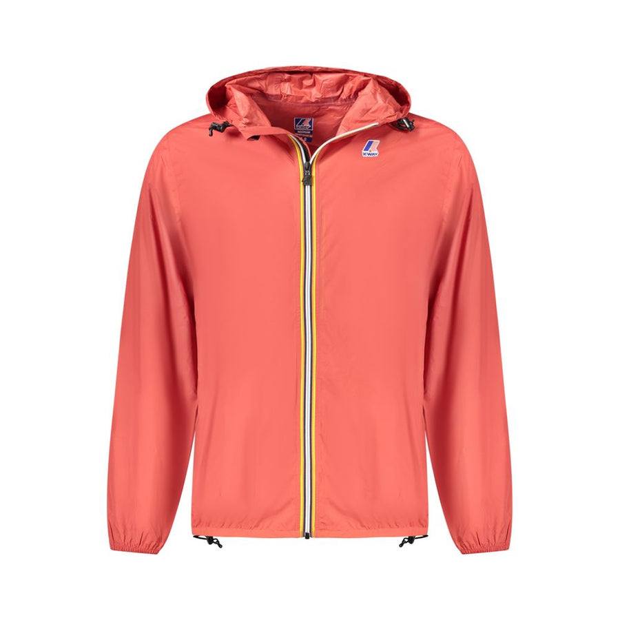 K-WAY Red Polyamide Men Jacket