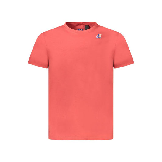 K-WAY Red Cotton Men T-Shirt