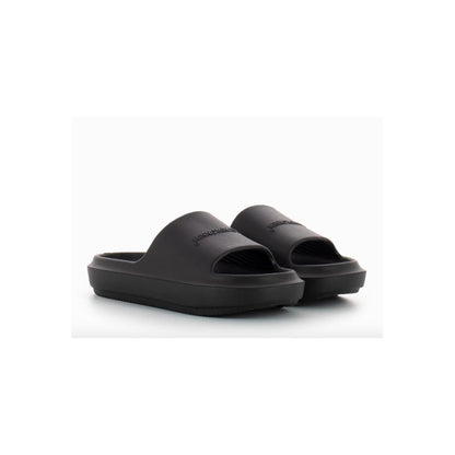 Hinnominate Black Cotton Sandal