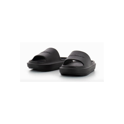 Hinnominate Black Cotton Sandal