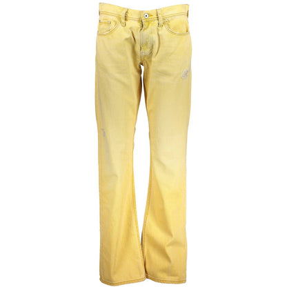 Meltin'Pot Yellow Cotton Jeans & Pant