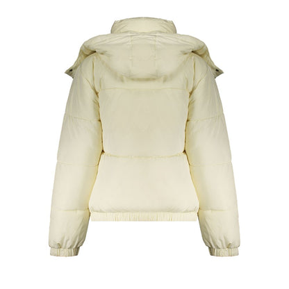 Fila Beige Polyester Jackets & Coat