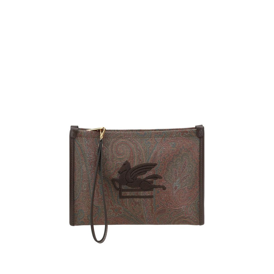 Etro Pouch bag with Pegaso detail