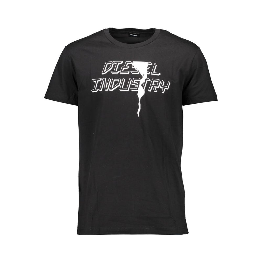 Diesel Black Cotton T-Shirt