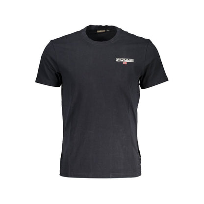 Napapijri Black Cotton T-Shirt