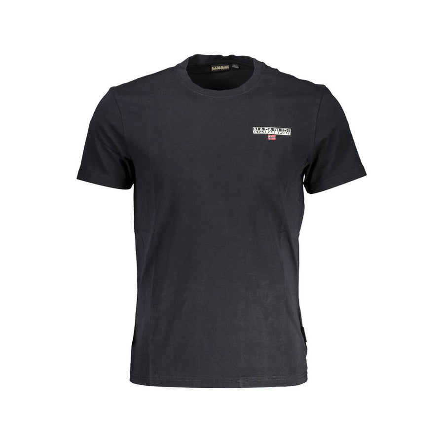 Napapijri Black Cotton T-Shirt