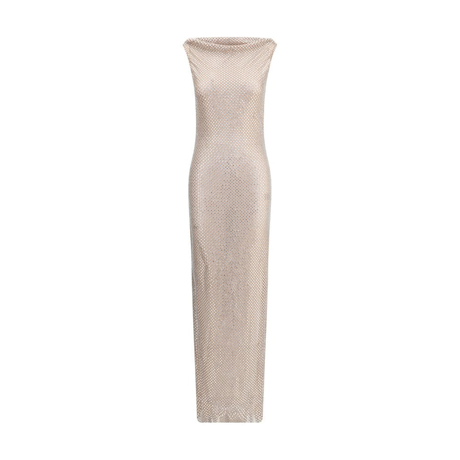 Self-Portrait Rhinestone maxi Dress