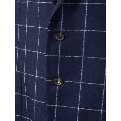 Malo Blue Wool Blazer