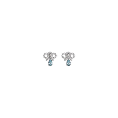 Self-Portrait Dangling Earrings with bows