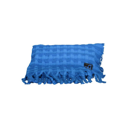 Desigual Blue Polyester Scarf