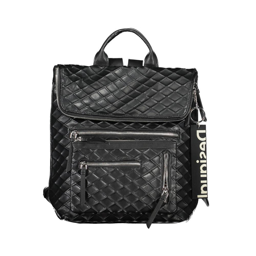 Desigual Black Polyethylene Backpack