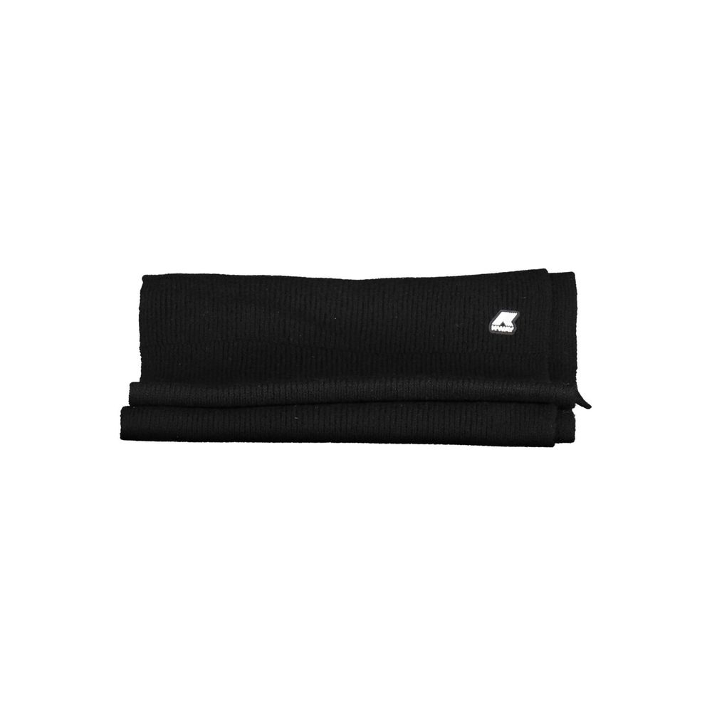 K-WAY Black Wool Scarf