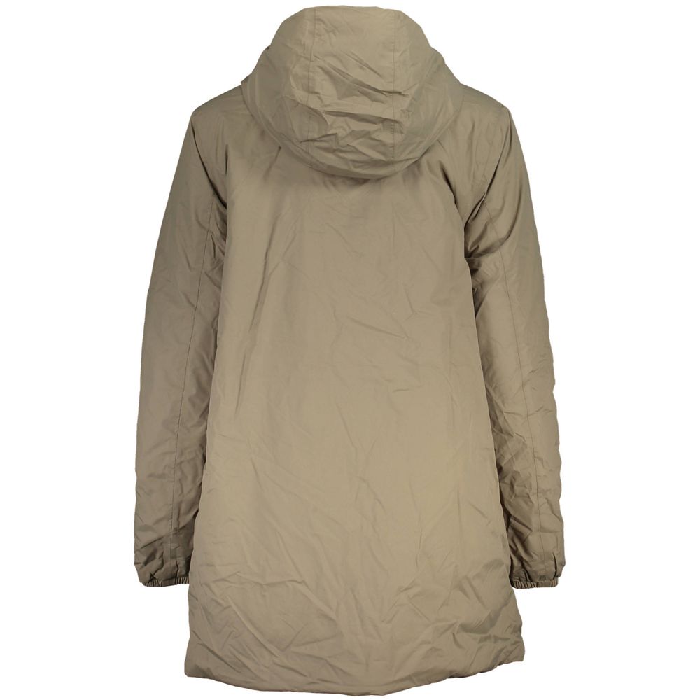 K-WAY Beige Polyester Jackets & Coat