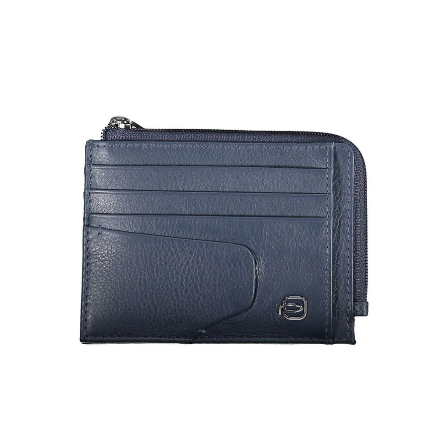 Piquadro Blue Leather Wallet