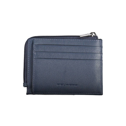 Piquadro Blue Leather Wallet