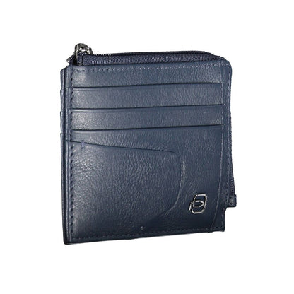 Piquadro Blue Leather Wallet