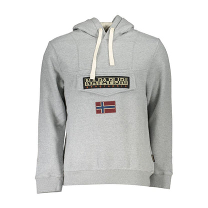 Napapijri Gray Cotton Sweater