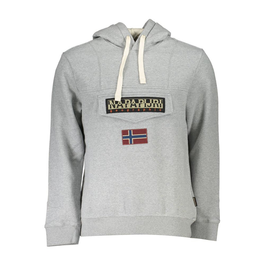 Napapijri Gray Cotton Sweater