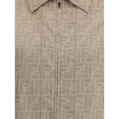 Fendi Chambray cropped Jacket
