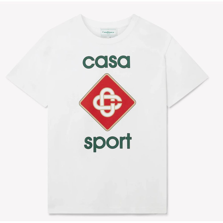 Casablanca White Cotton T-Shirt