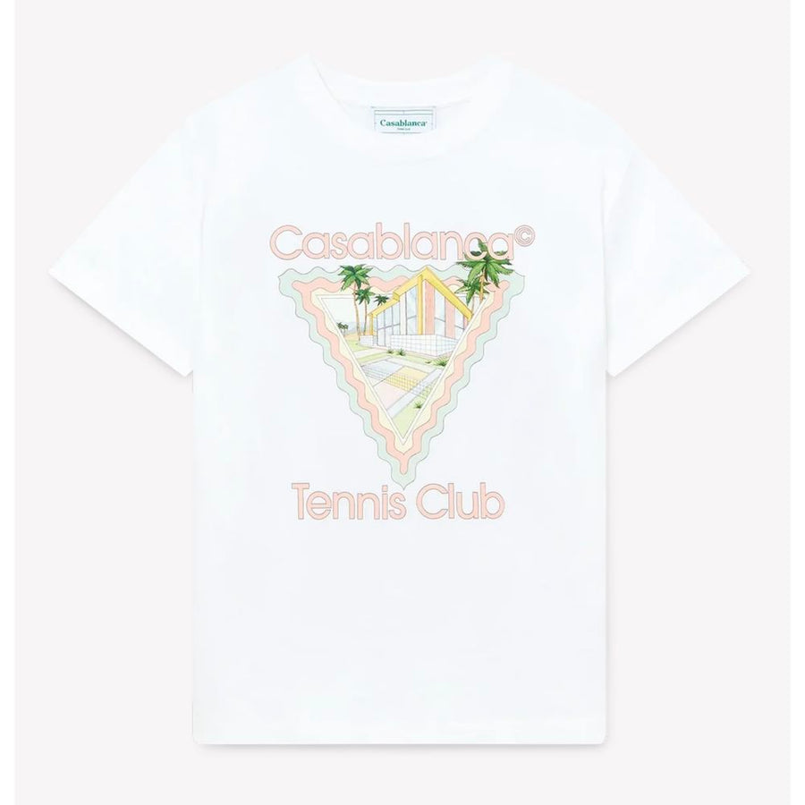 Casablanca White Cotton T-Shirt