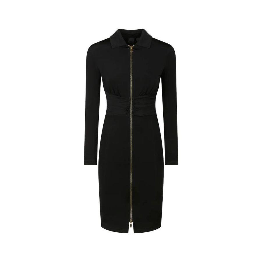 PINKO Black Viscose Dress