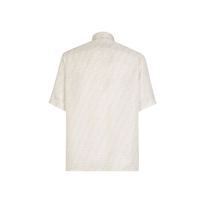 Fendi Logo Silk Shirt