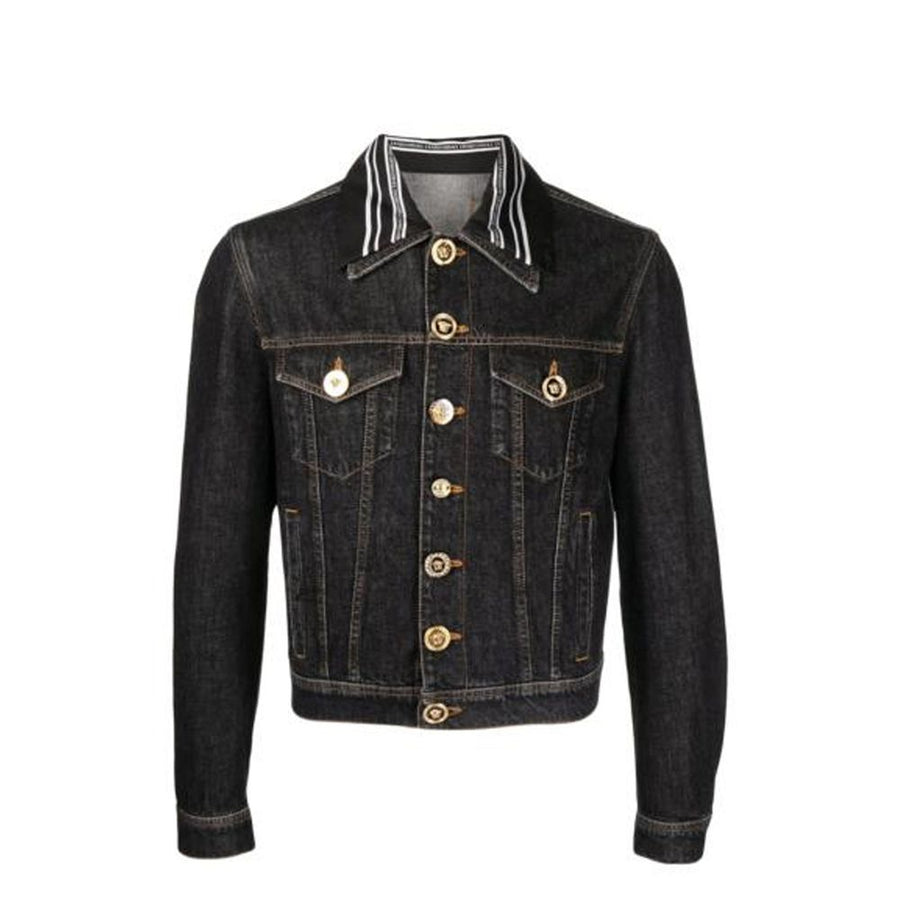 Versace Medusa Motif Denim Jacket