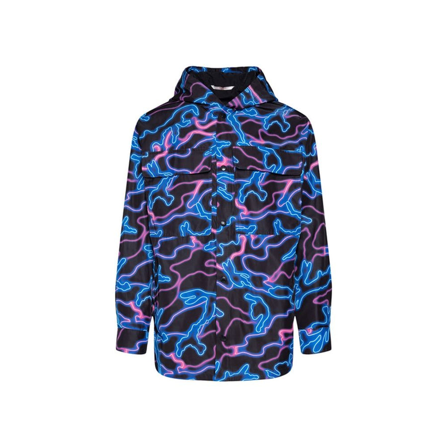 Valentino Printed Hooded Jacket