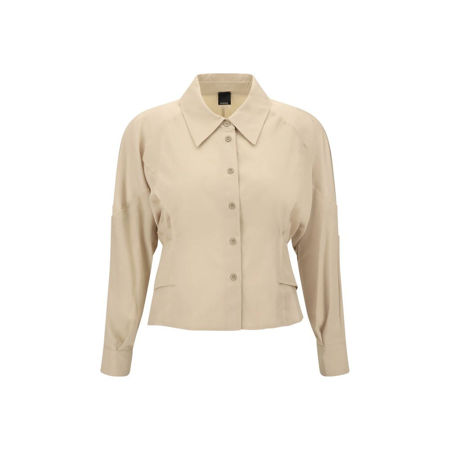 PINKO Belted habotai Shirt