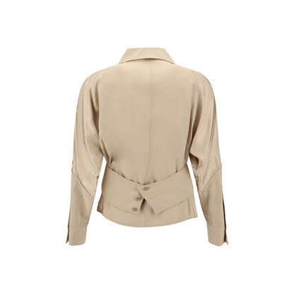 PINKO Belted habotai Shirt