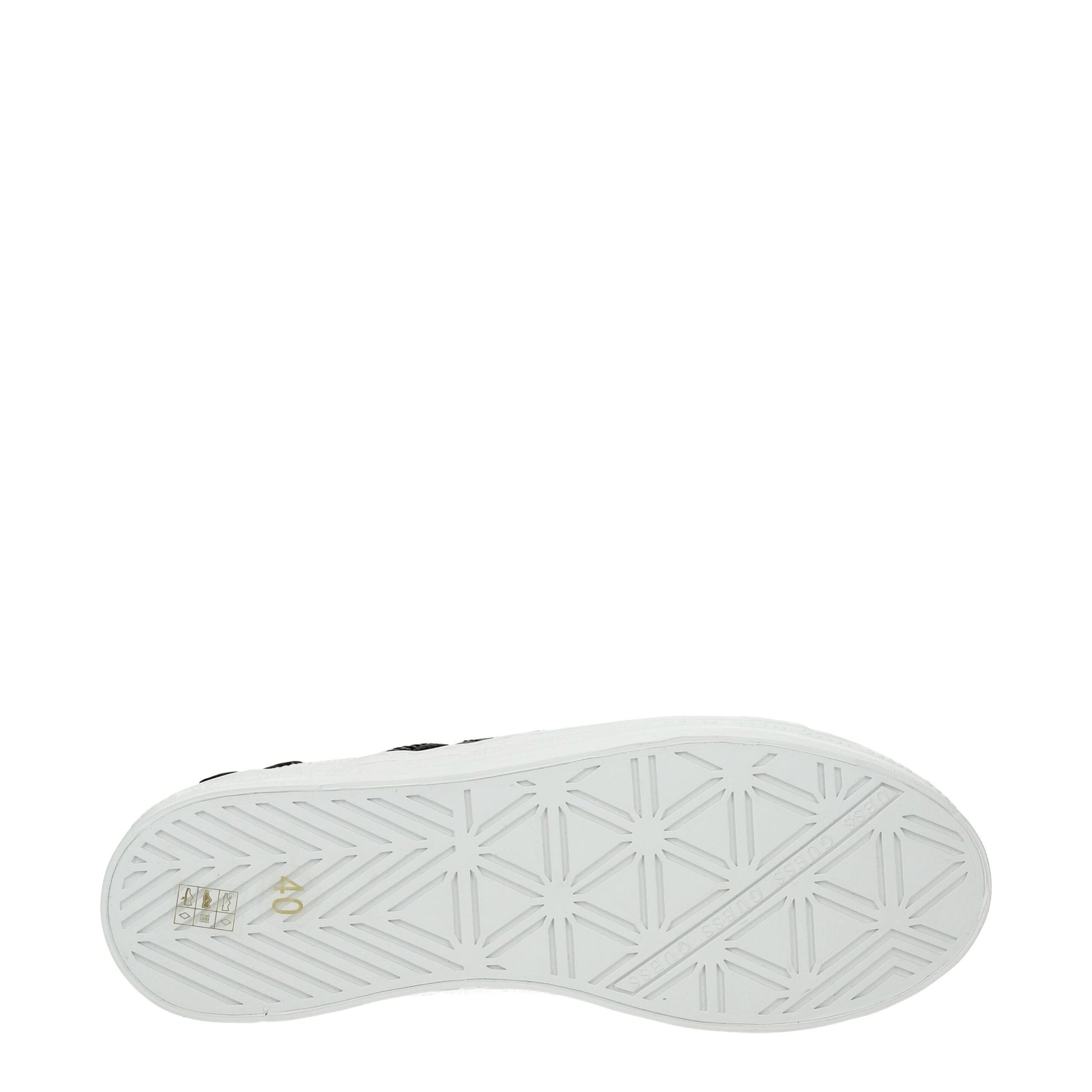 Guess White Polyethylene Platform Sneakers