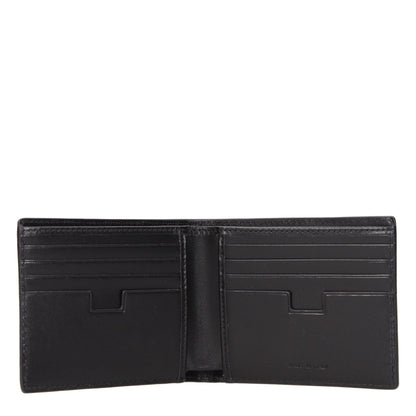 Testoni Black Leather Wallets