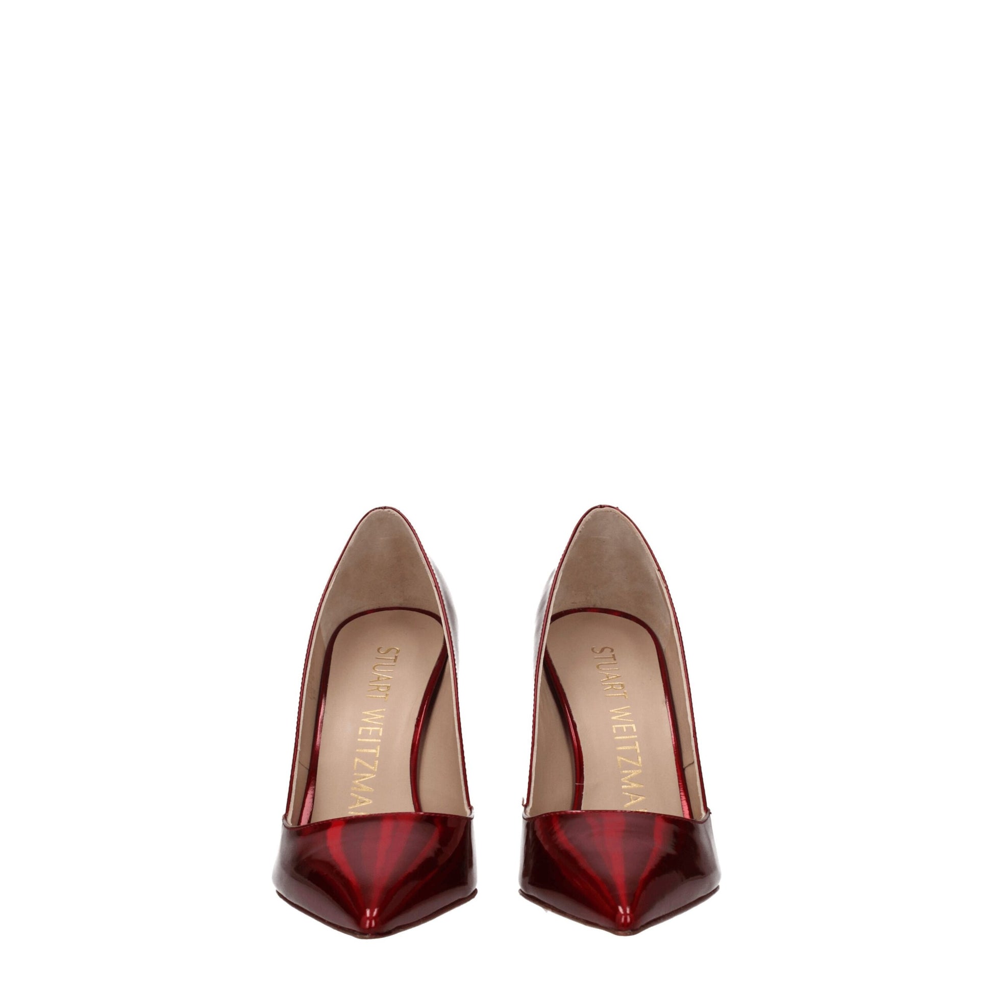 Stuart Weitzman Red Leather Broch