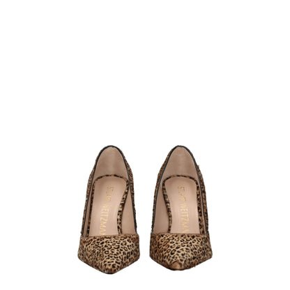 Stuart Weitzman Beige Horsehair Broch