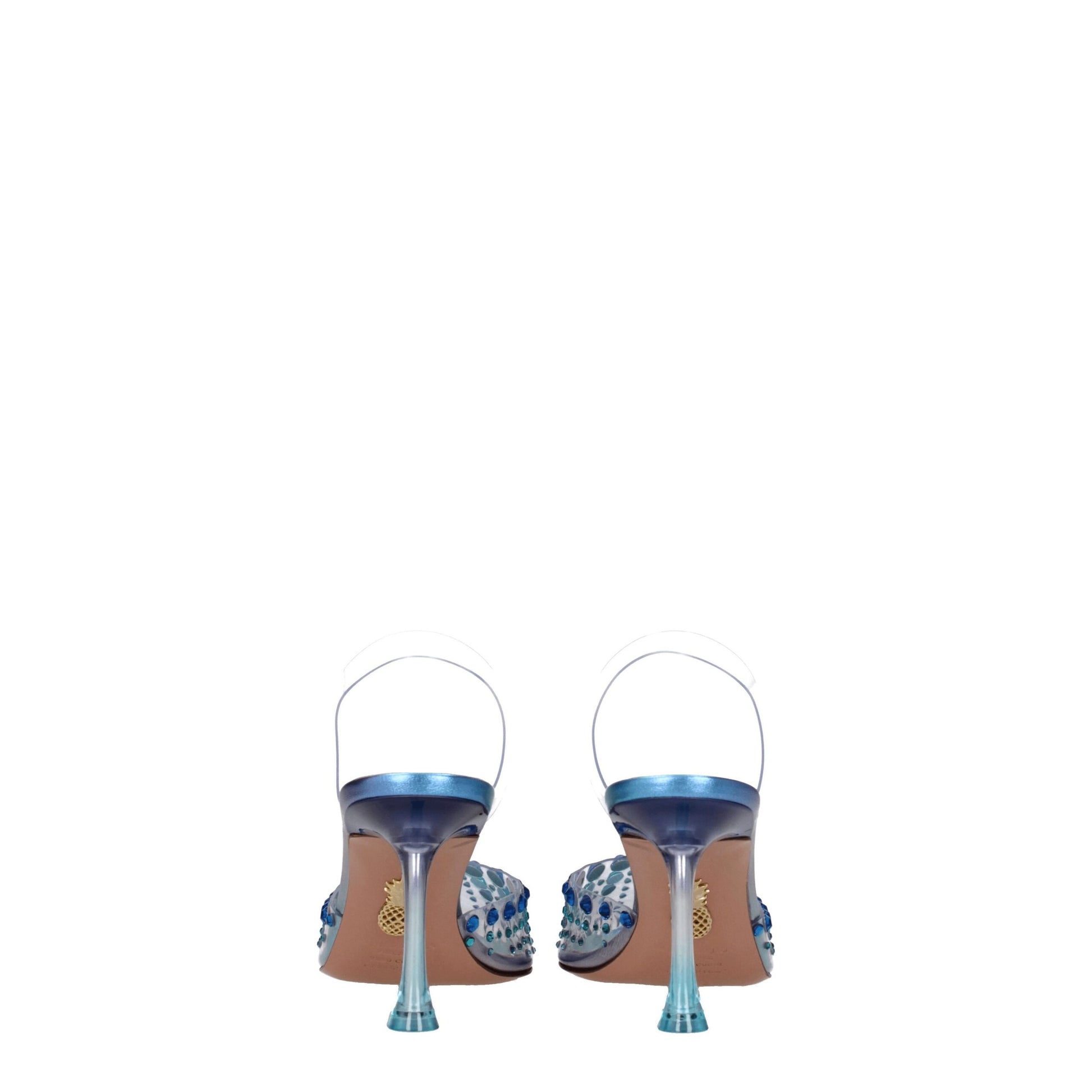 Aquazzura Transparent Pvc Stiletto Heels Sandals