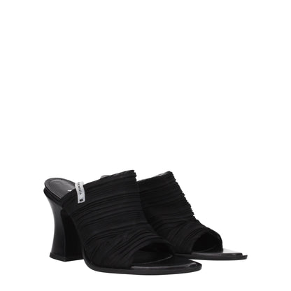 Premiata Black Fabric Platforms