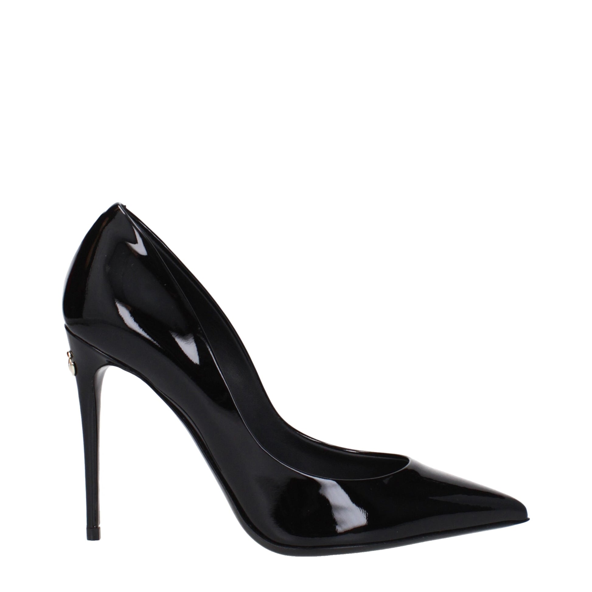 Dolce & Gabbana Black Leather Broch